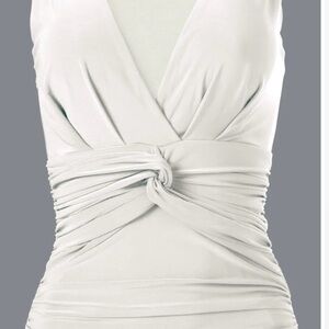 VENUS Knot Front Sleeveless Top